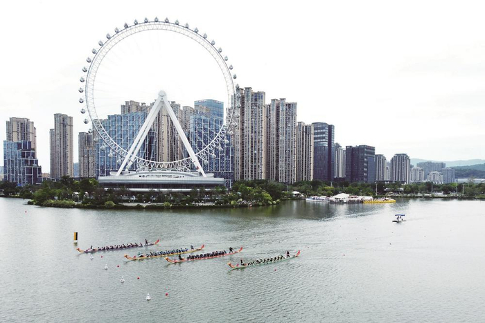 app下载-端阳未到 龙舸争先|龙舟|晋安湖|闽都|福州市|福建省_新浪体育_新浪新闻